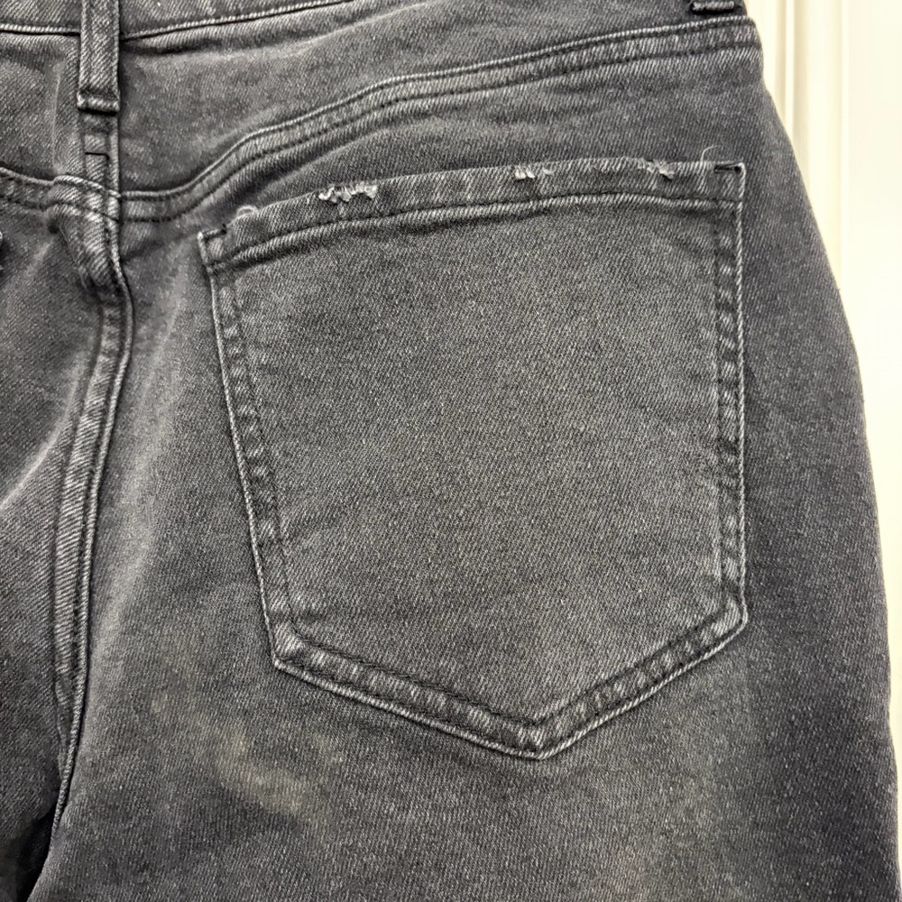 Oliver Logan Jeans Womens Size 28 Crosby Black Denim Raw Hem RN# 148766 EUC - Picture 8 of 10